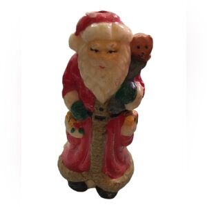 Festive Santa Claus Figurine decorative candle